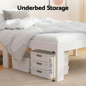 Artiss Bed Frame Queen Wooden Bed Base Frame Size Timber Mattress Platform