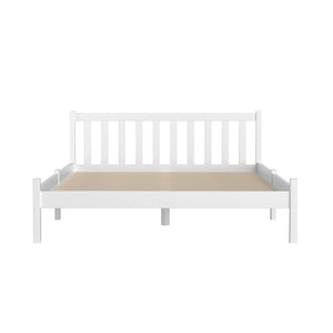 Artiss Double Full Size Wooden Bed Frame SOFIE Pine Timber Mattress Base Bedroom