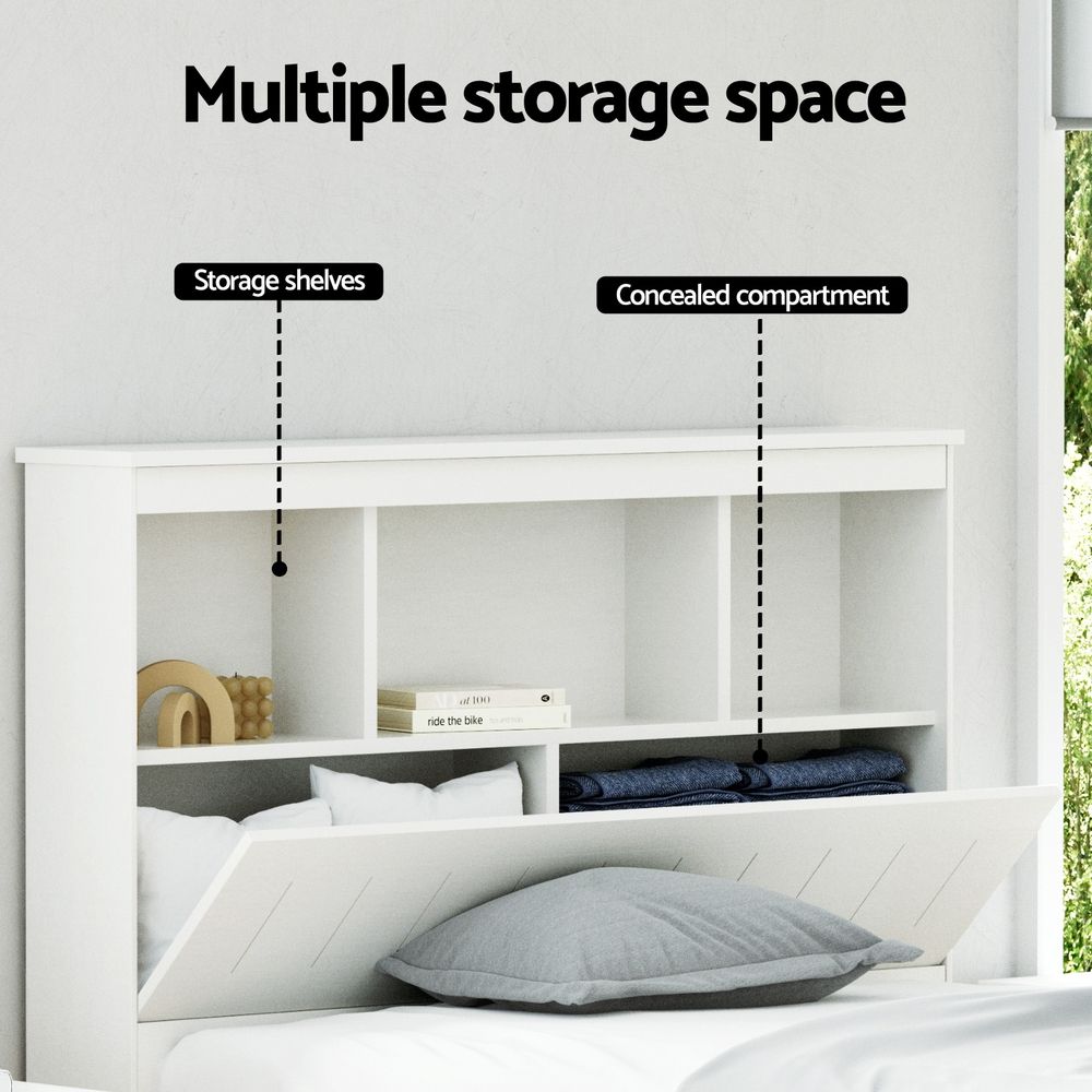 Artiss King Single Wooden Timber Bed Frame