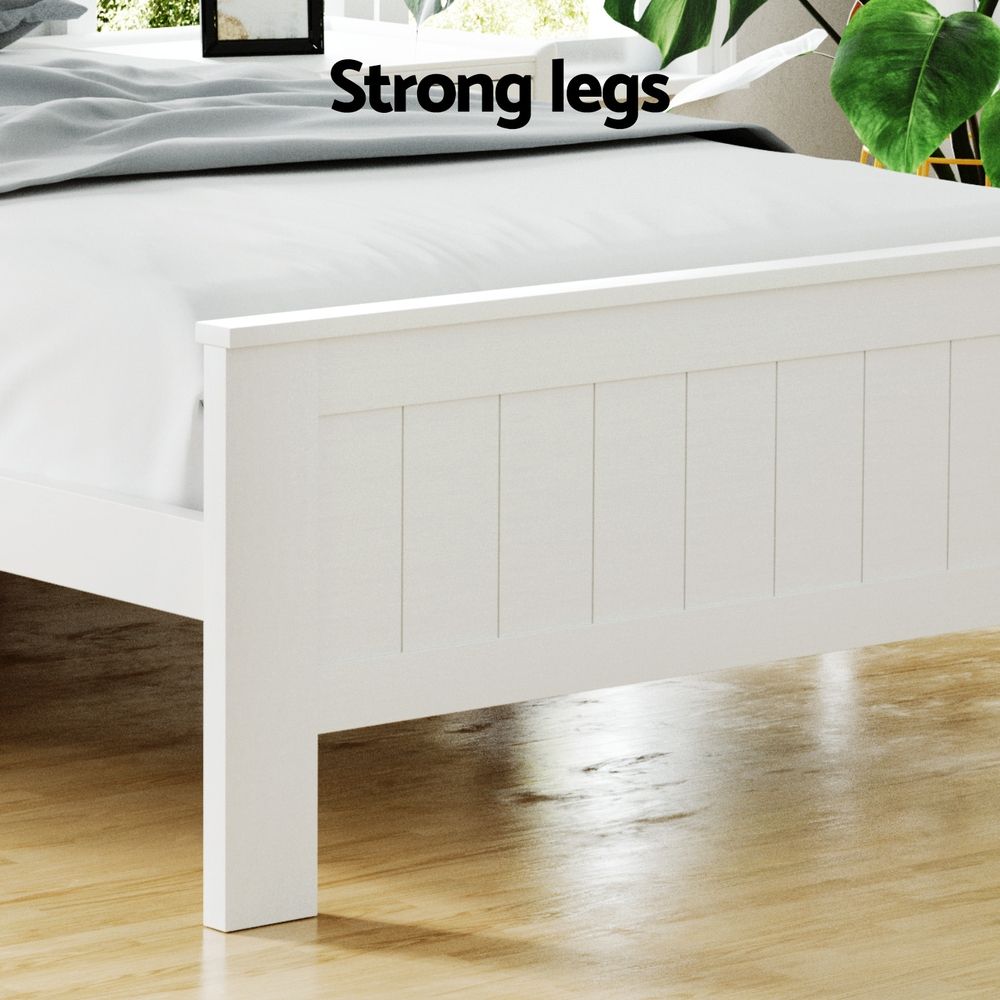 Artiss King Single Wooden Timber Bed Frame