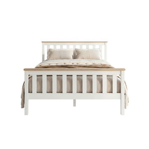 Artiss Double Full Size Wooden Bed Frame PONY Timber Mattress Base Bedroom Kids
