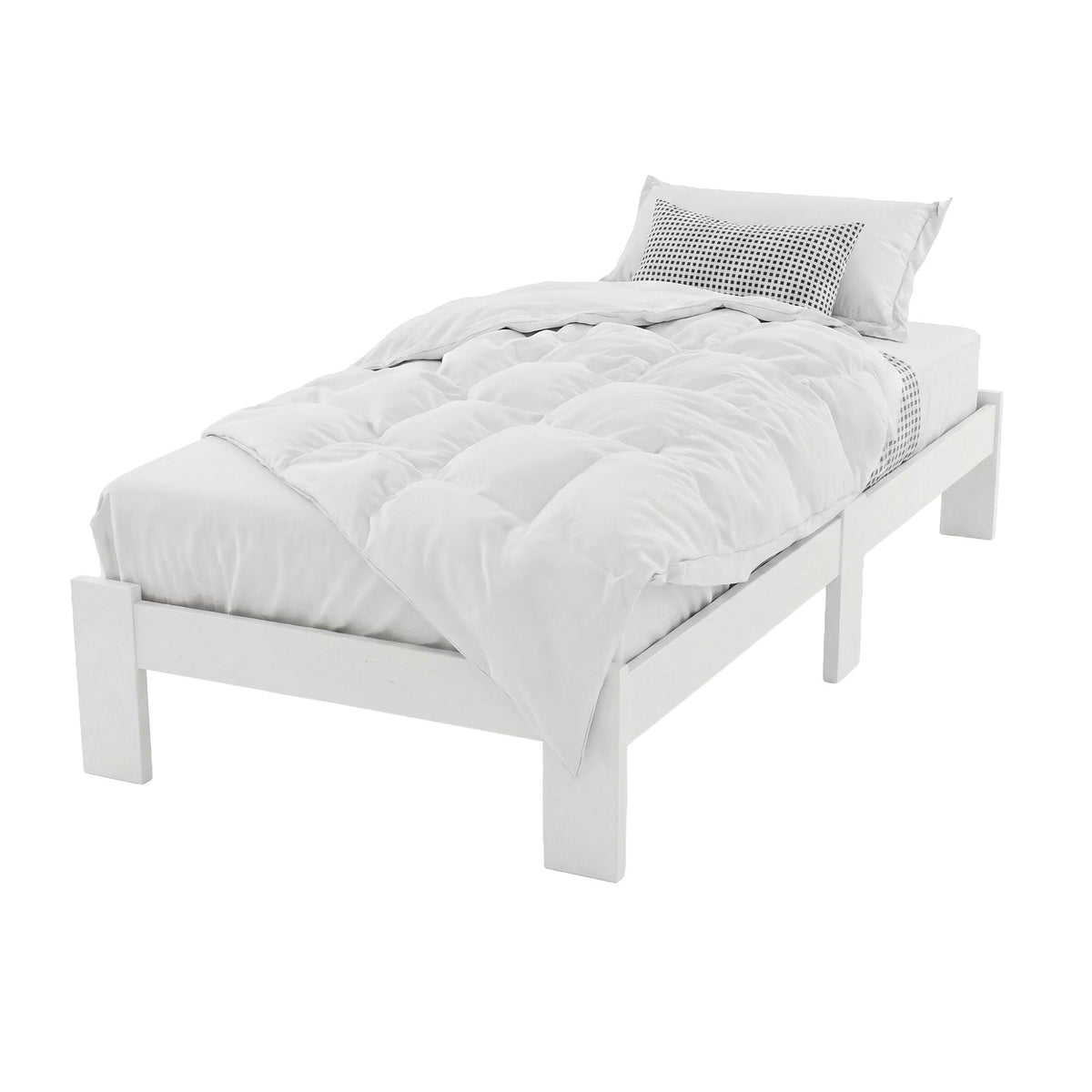 Artiss Bed Frame Single Wooden Bed Base Frame Size JADE Timber Mattress Platform