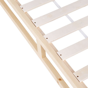 Bed Frame | King Size | Wooden Base | Mattress Platform | Timber Pine | KALAM
