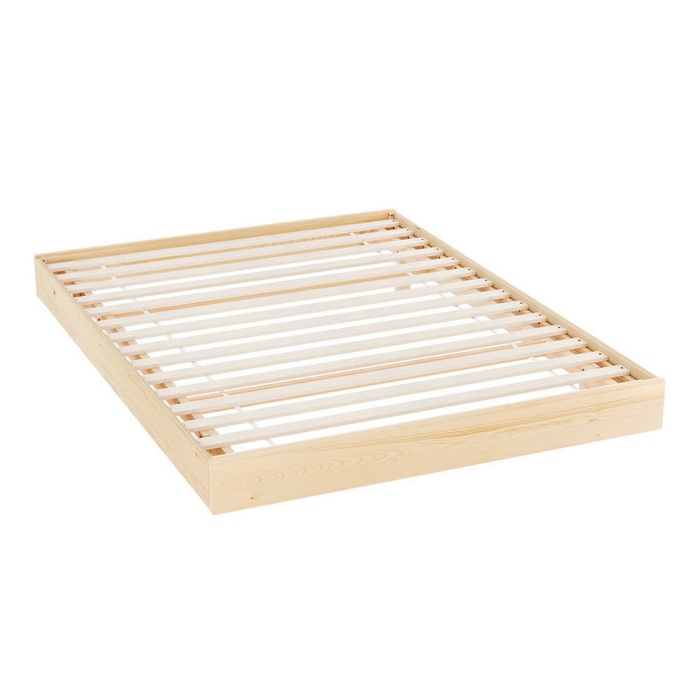 Bed Frame | Queen Size | Floating Wooden Mattress Base | Platform Timber | ODIN