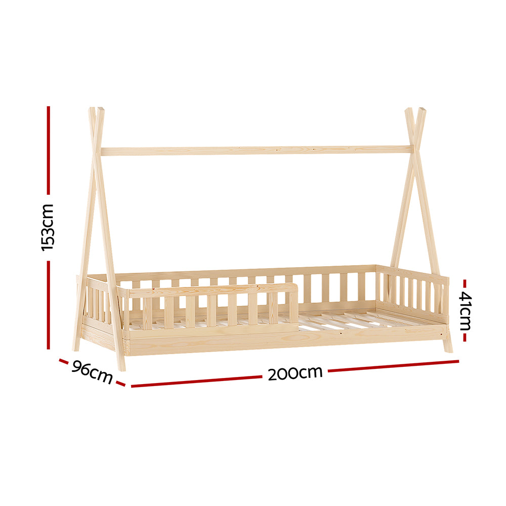 Kids Bed Frame | Wooden House Frames | Oak PUAH
