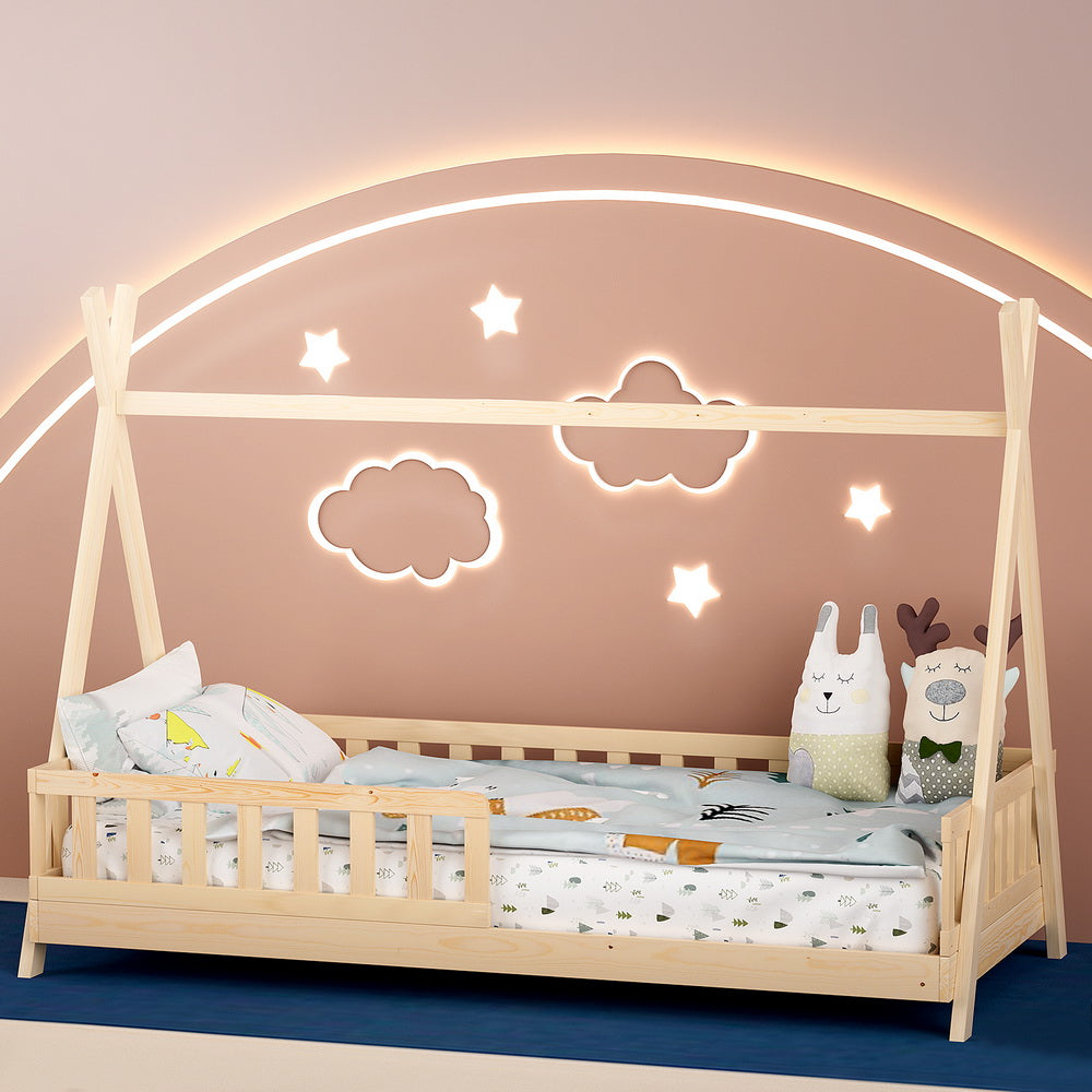 Kids Bed Frame | Wooden House Frames | Oak PUAH