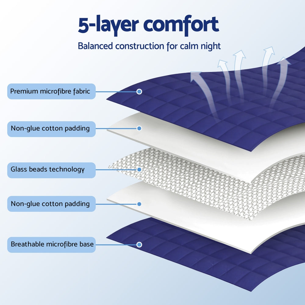 Weighted Blanket | 11kg | Heavy Gravity | Relax & Calm | Blue