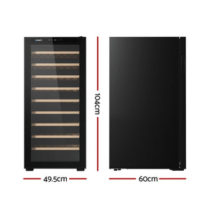 Devanti Wine Cooler Fridge | 66 Bottles