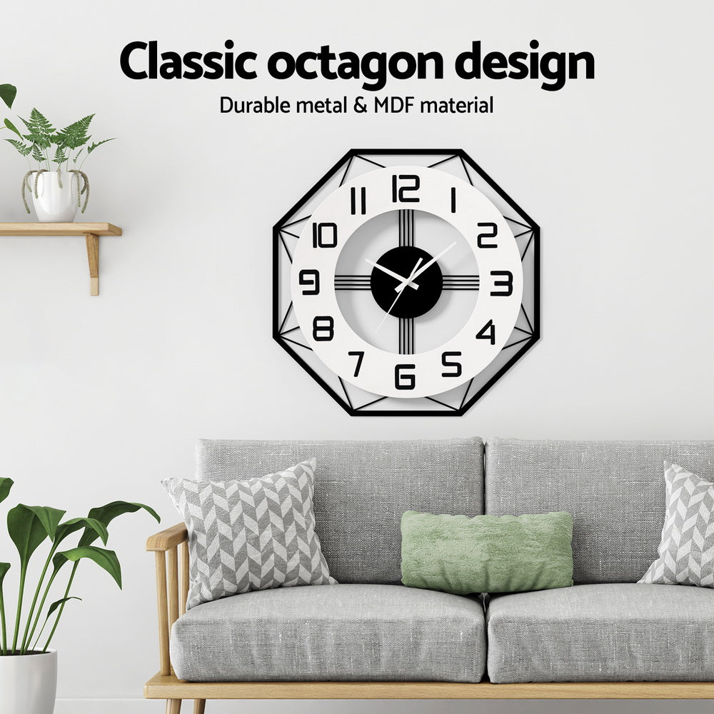 60CM Wall Clock | Octagon