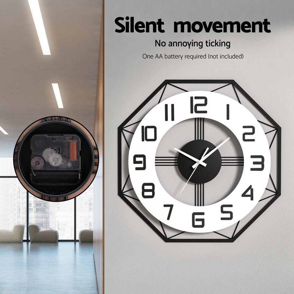60CM Wall Clock | Octagon