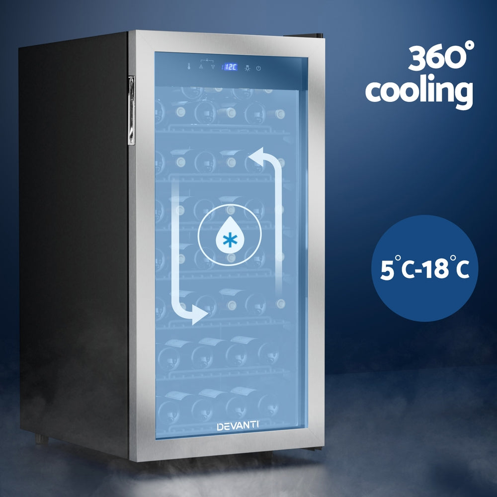 Wine Fridge Cooler | 42 Bottle Capacity