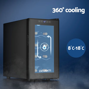 Wine Fridge Cooler | 8 Bottle Capacity
