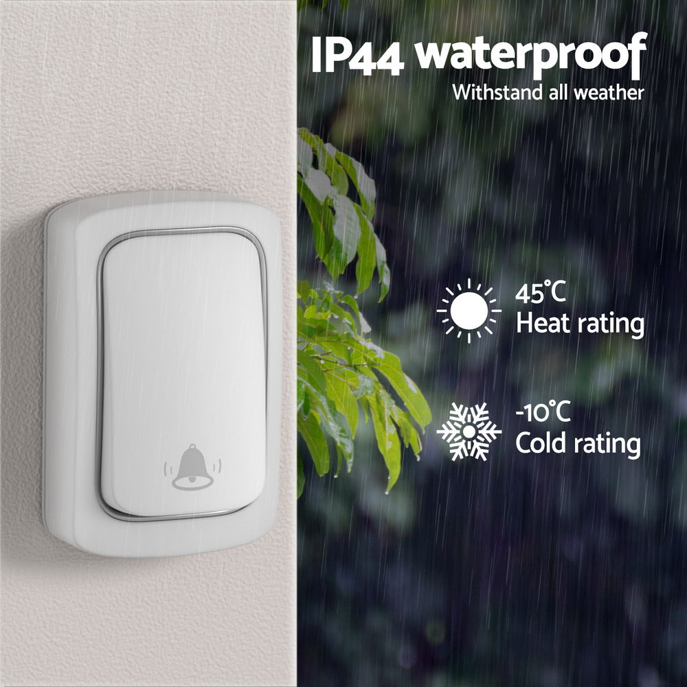 UL-tech Wireless Doorbell | Plugin Receiver