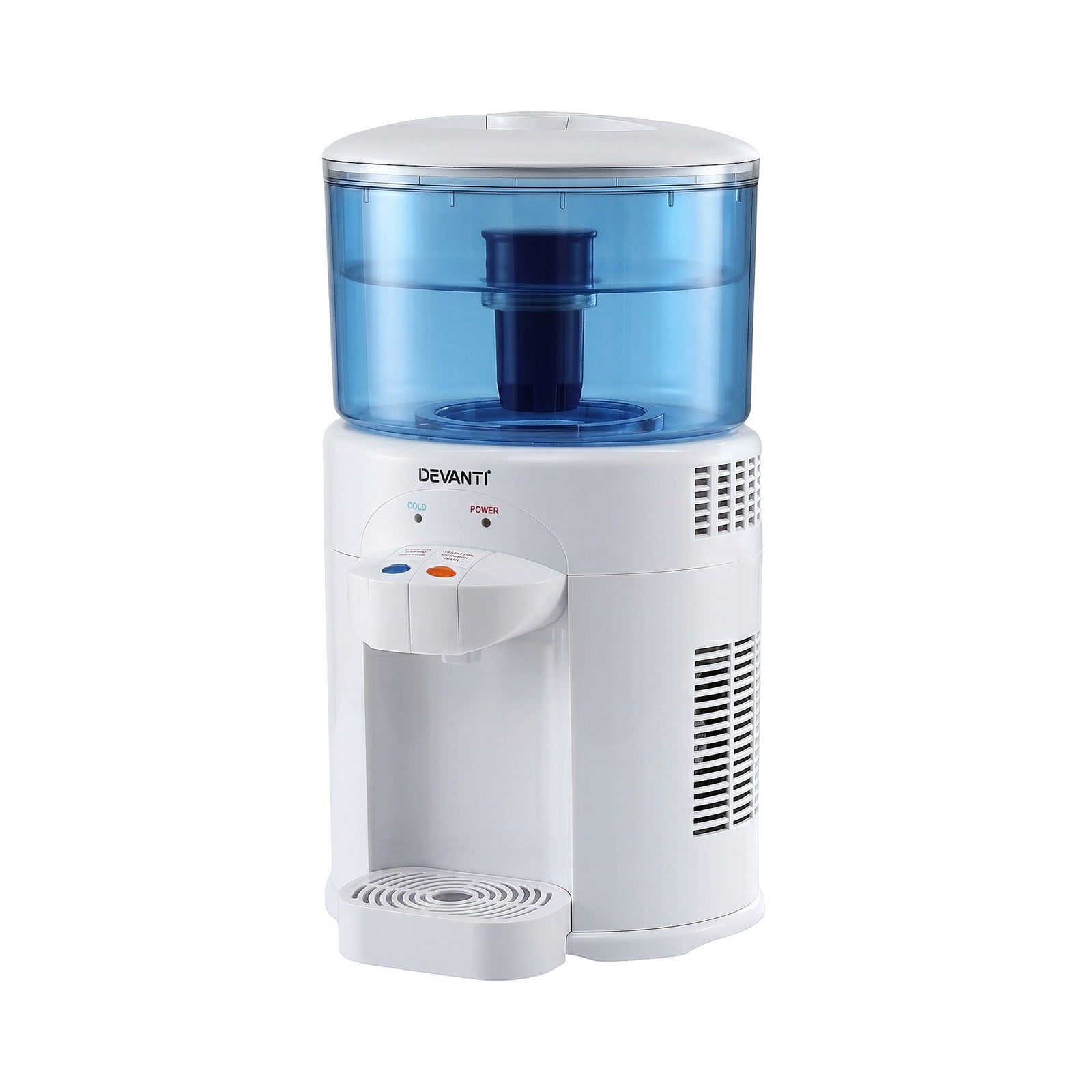Benchtop Water Cooler | 5L Countertop Dispenser with Filter & 2 Taps