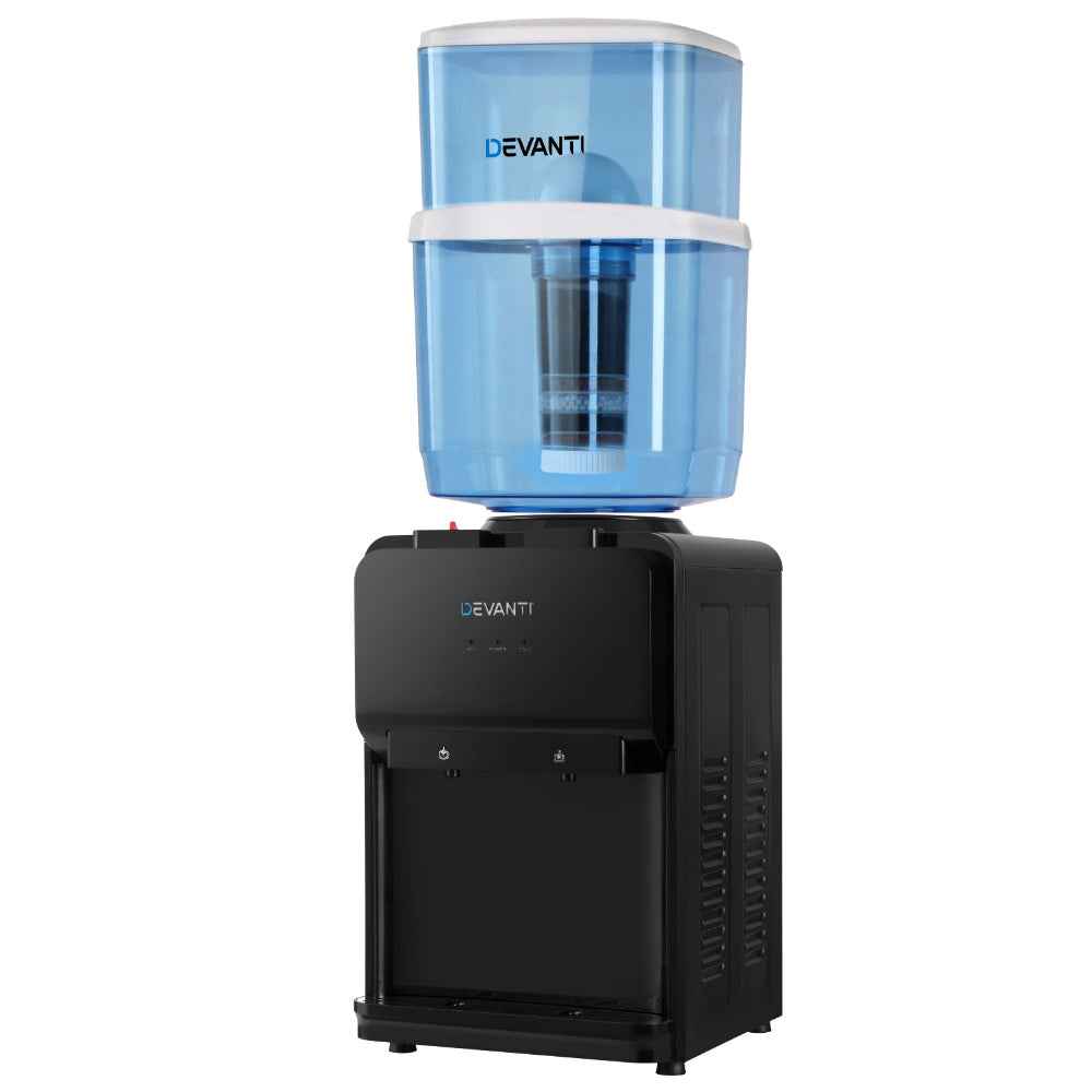 Water Cooler Dispenser | Bench Top | 22L | Black