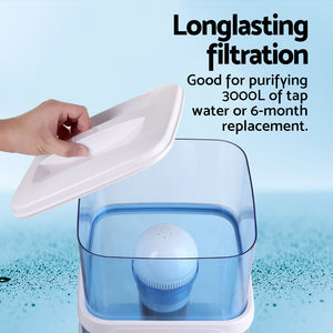 Devanti Water Cooler Filter Purifier 2 Pack Ceramic Carbon Mineral Cartridge