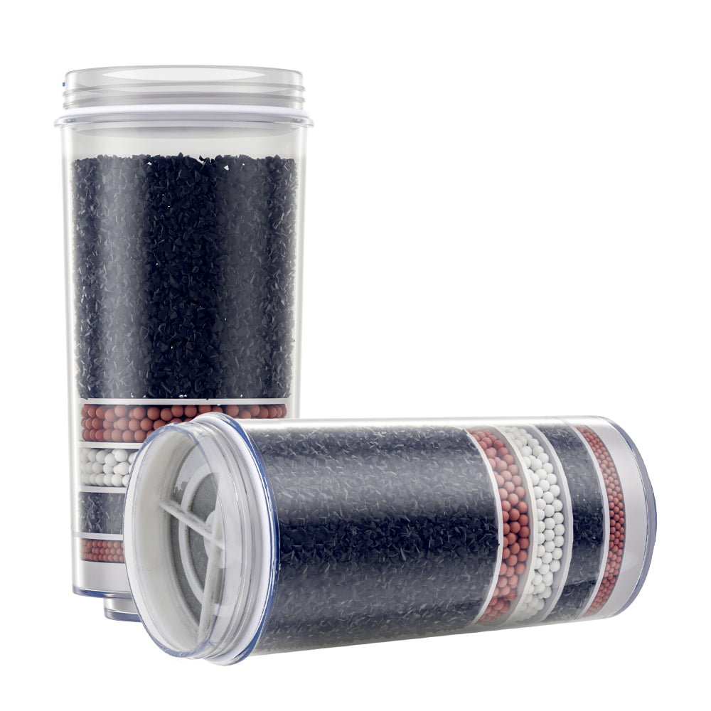 Devanti Water Cooler Filter Purifier 2 Pack Ceramic Carbon Mineral Cartridge