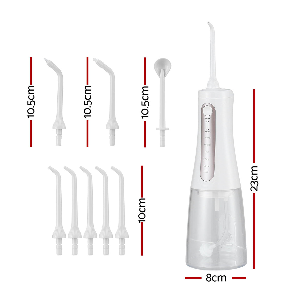 Cordless Water Flosser | Oral Irrigator | White