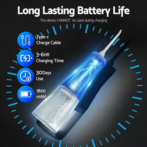 Cordless Water Flosser | Oral Irrigator | White