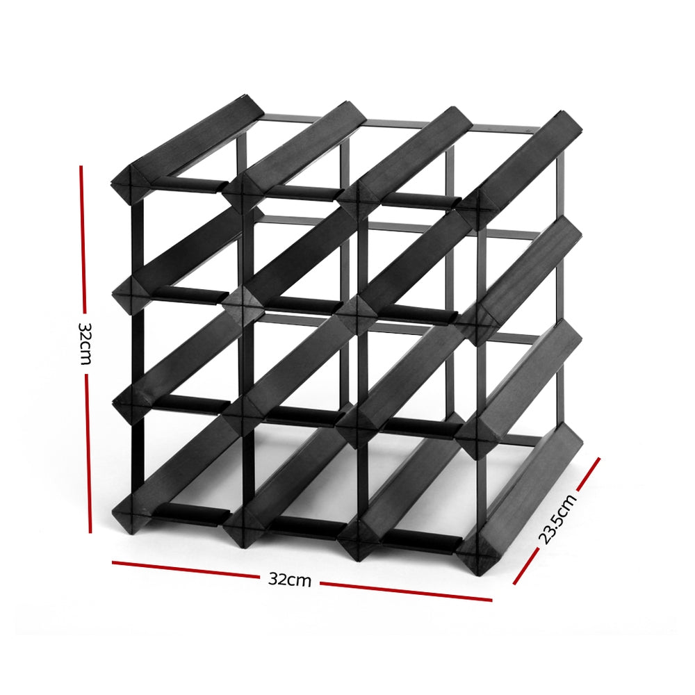 Wine Rack | 12 Bottle | Black
