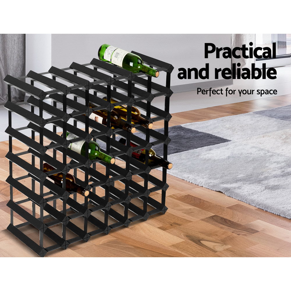 Wine Rack | 42 Bottle | Black