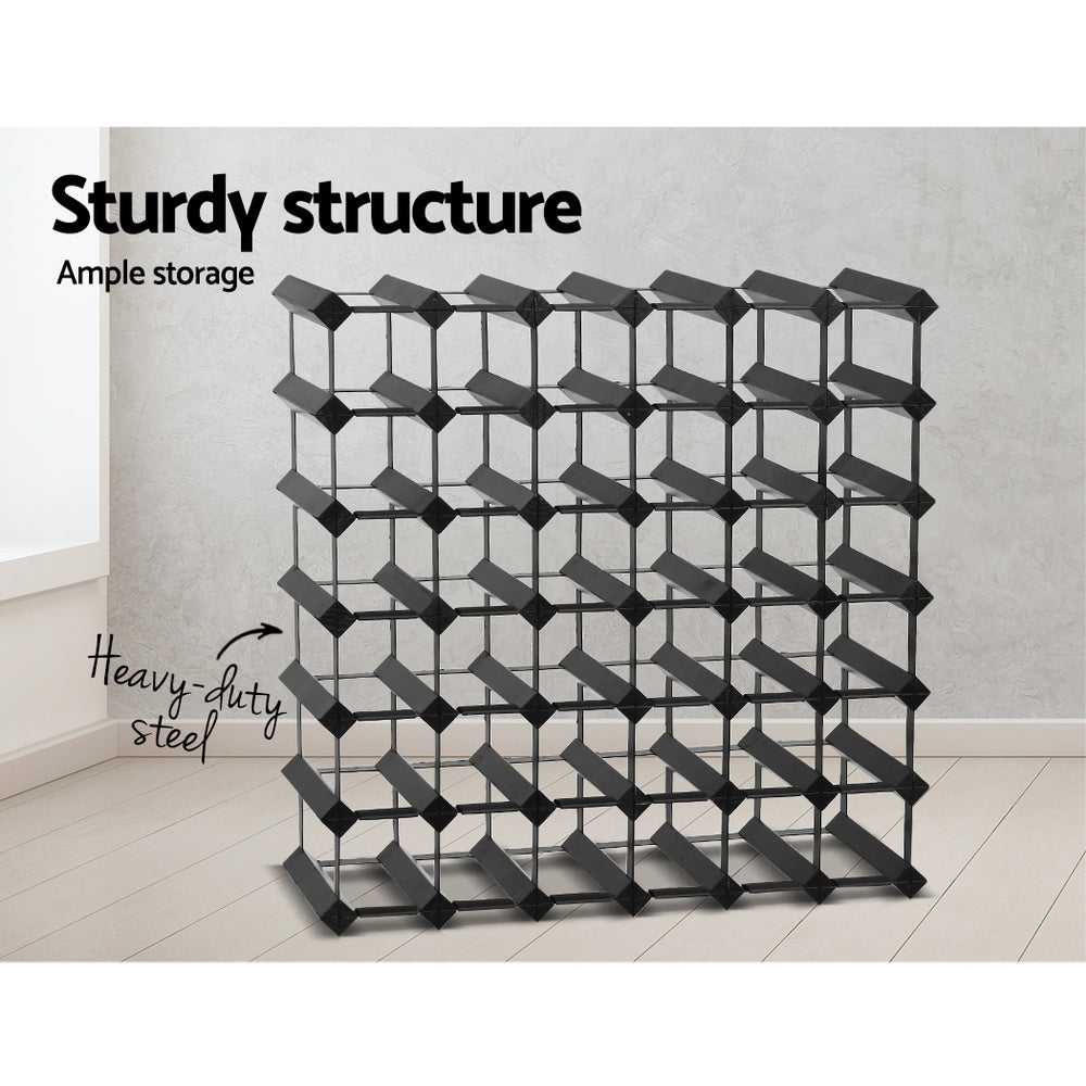 Wine Rack | 42 Bottle | Black