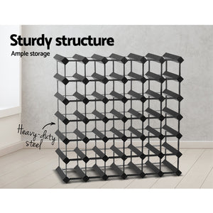 Wine Rack | 42 Bottle | Black