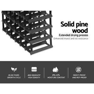 Wine Rack | 42 Bottle | Black