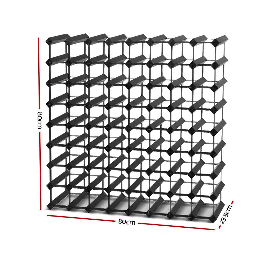 Wine Rack | 72 Bottle | Black