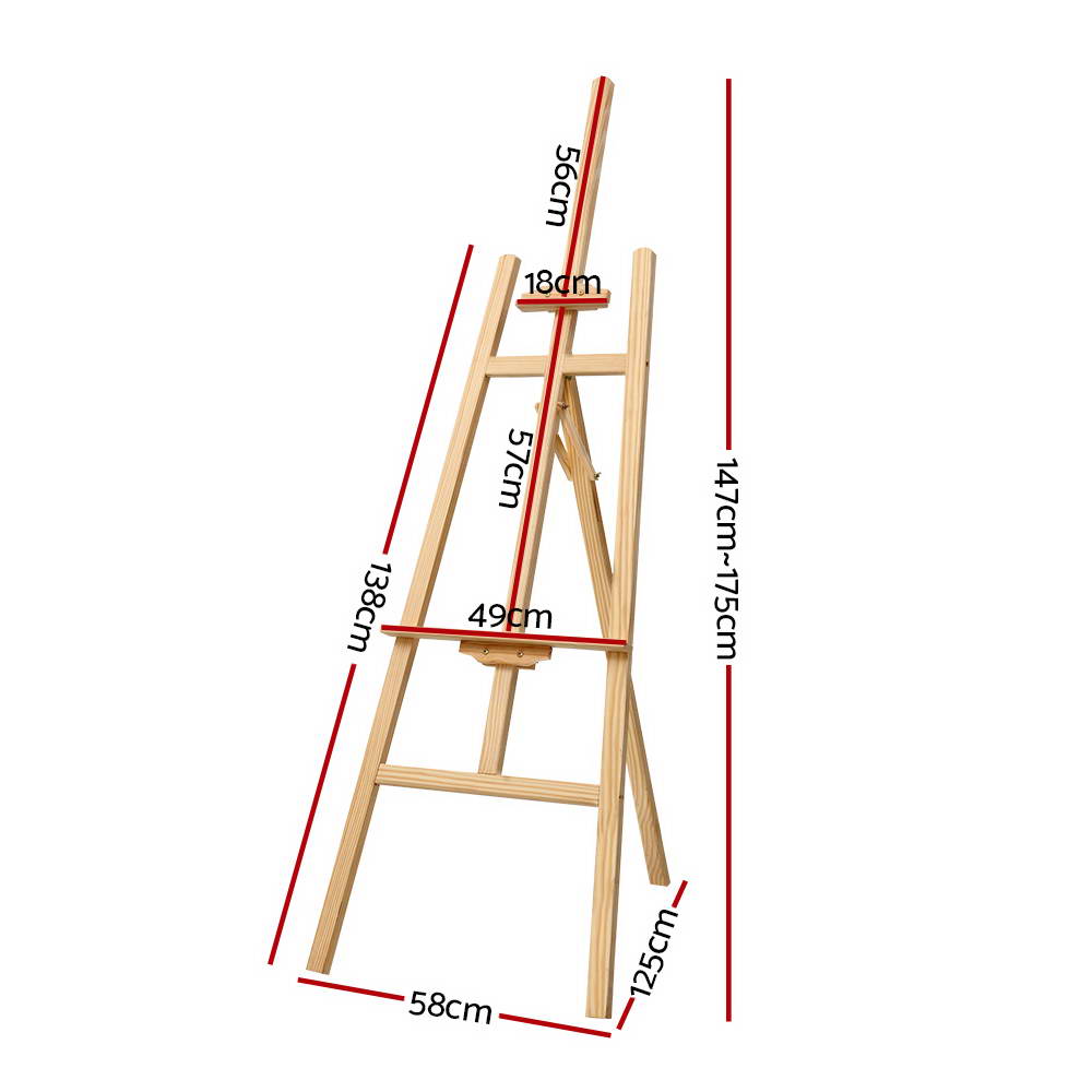 Artiss Painting Easel | Pine Wood | 175cm