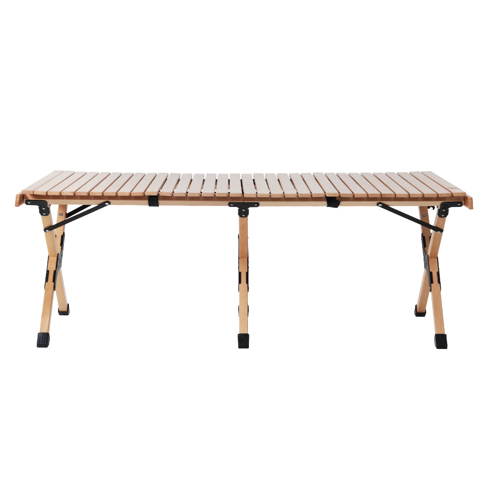 Outdoor Furniture | Wooden Egg Roll | Picnic Table | Camping Desk | 120CM