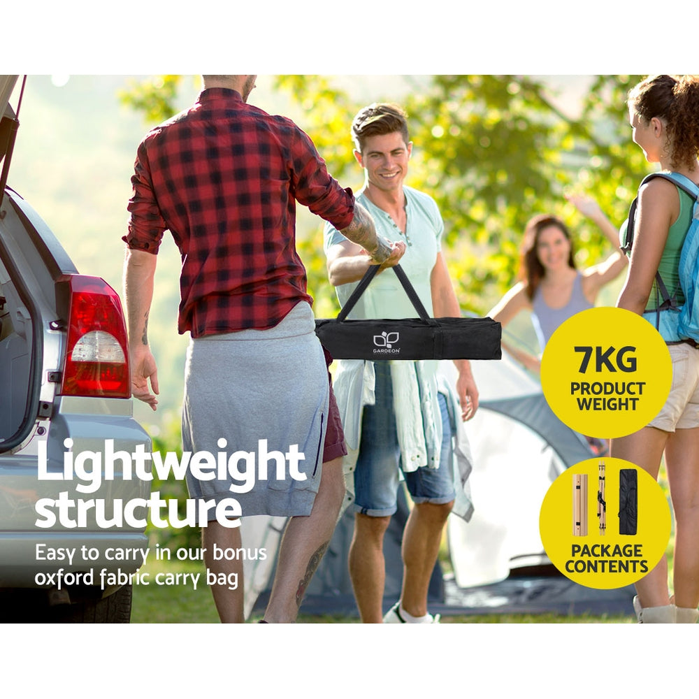 Outdoor Furniture | Wooden Egg Roll | Picnic Table | Camping Desk | 90CM