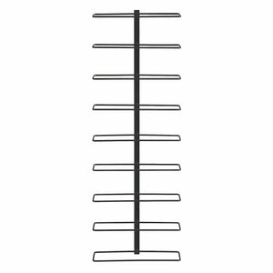 Artiss Wall Mounted Wine Rack 9 Bottles Display Storage Organizer Metal Black