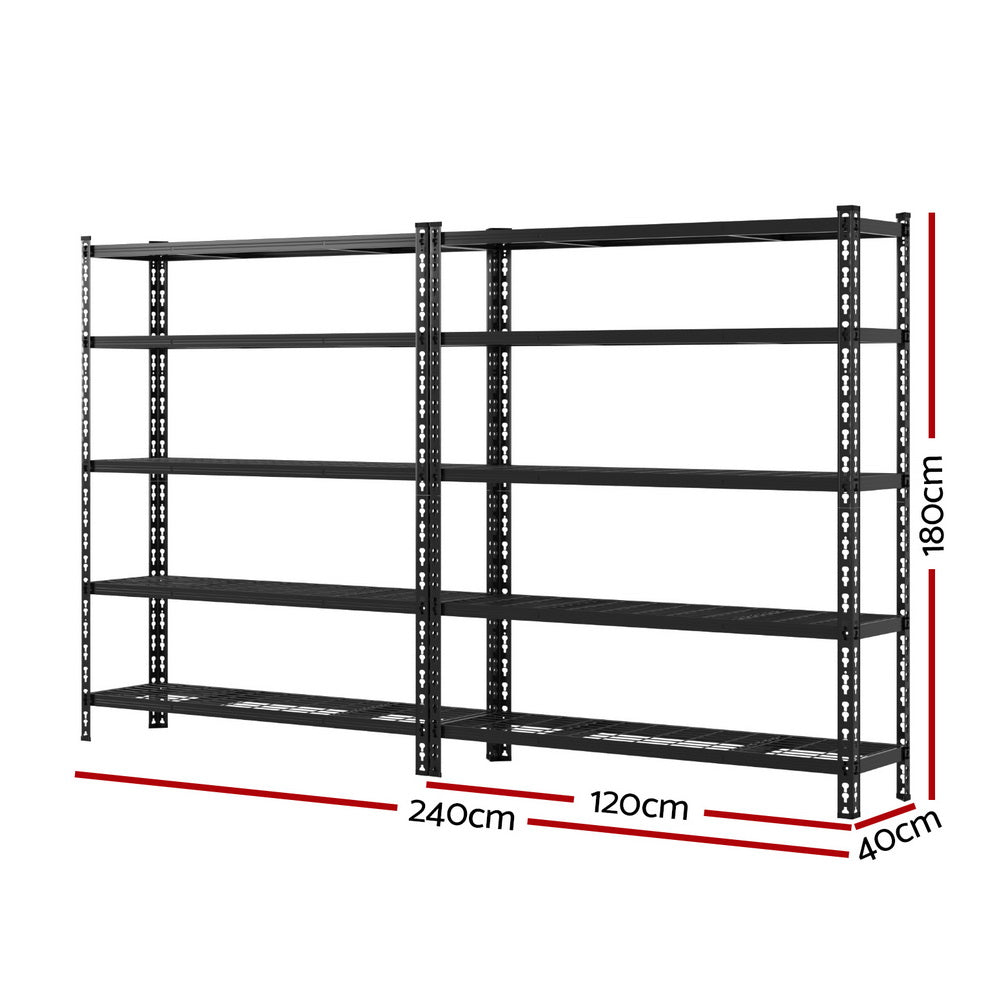 Giantz Garage Shelving | 1.8m x 2.4m | Warehouse Storage Rack