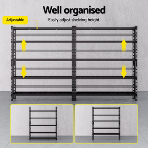 Giantz Garage Shelving | 1.8m x 2.4m | Warehouse Storage Rack