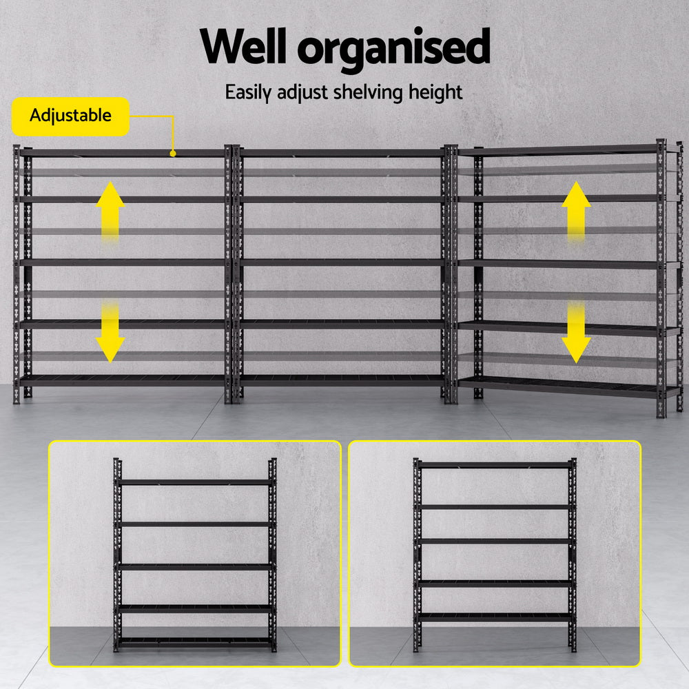 Giantz Garage Shelving | 3 x 1.8m | Warehouse Storage Rack