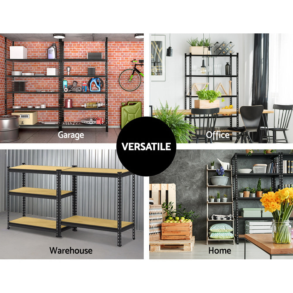 Garage Shelving Rack | 1.5M Pallet Racking | Warehouse Storage | Black