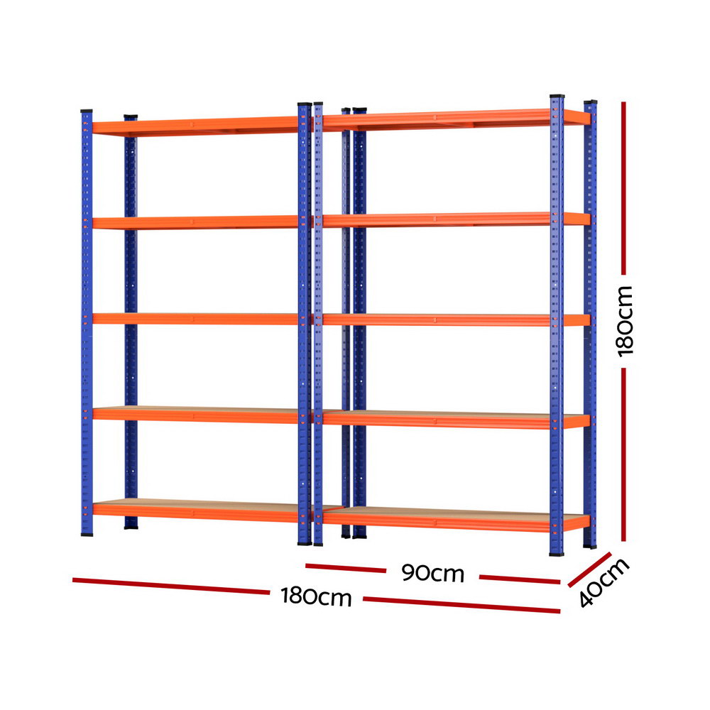 Giantz Garage Shelving | 2 x 1.8m | Warehouse Rack