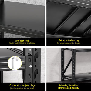 Giantz Garage Shelving | 1.5m x 0.9m | Warehouse Rack