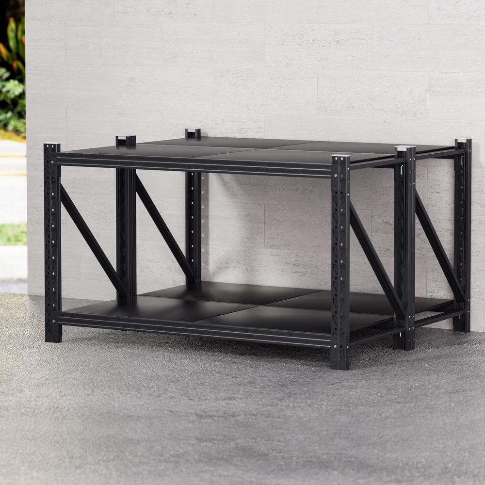 Garage Shelving Racks | 2x 0.9m Heavy Duty Workbench Units