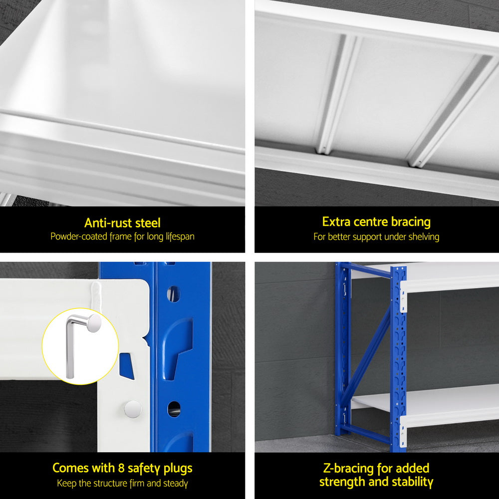 Giantz Garage Shelving | 2m x 0.9m | Warehouse Rack