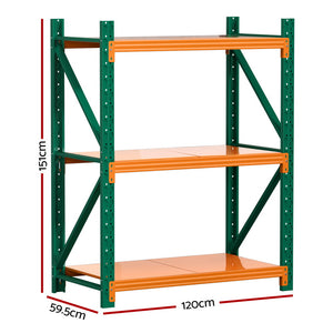 Garage Shelving Rack 1.2x1.5m | Heavy Duty Warehouse Storage Unit