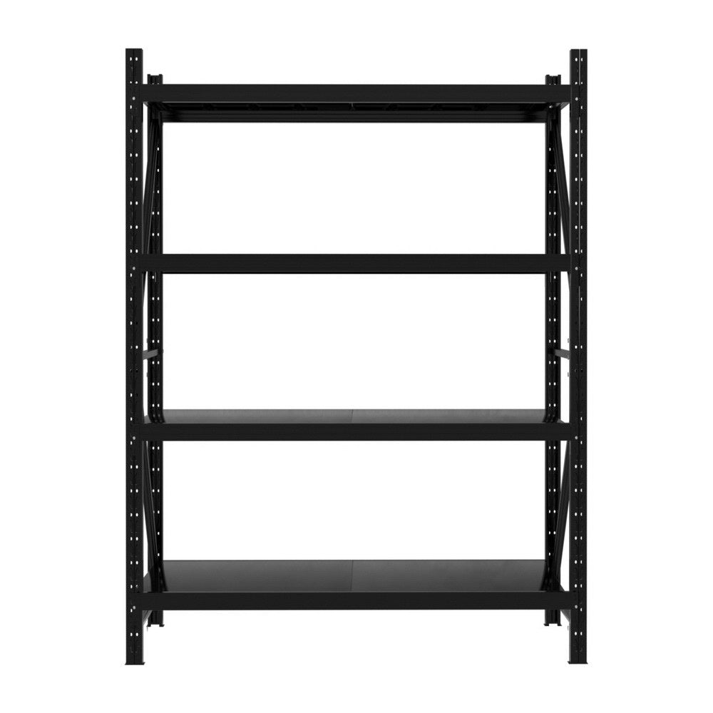 2m x 1.5m Garage Shelving | Warehouse Rack | Black