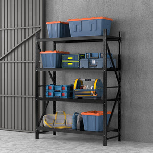 2m x 1.5m Garage Shelving | Warehouse Rack | Black
