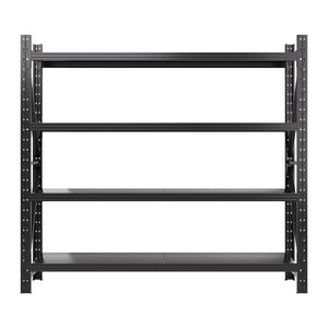 Garage Shelving Rack | 2M x 1.8M | Pallet Racking Storage Shelf | Black