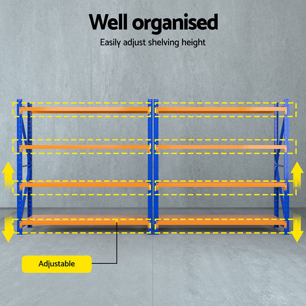 4M x 1.8M Warehouse Shelving | Garage Storage Rack