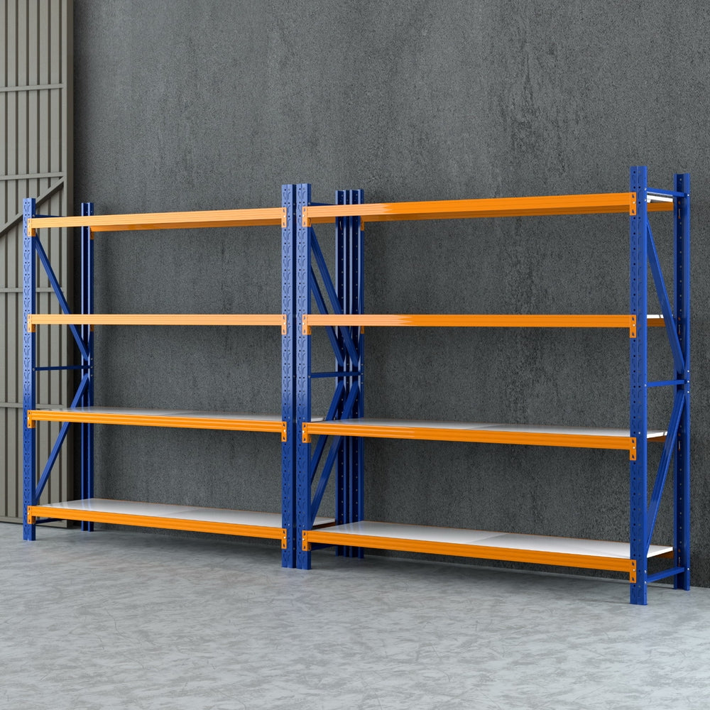 4M x 2M Garage Shelving | Warehouse Storage Rack | Heavy-Duty Shelving