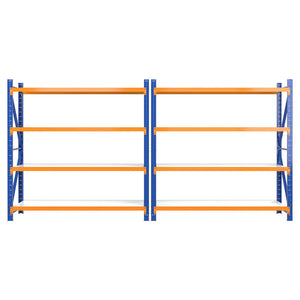 4M x 2M Garage Shelving | Warehouse Storage Rack | Orange