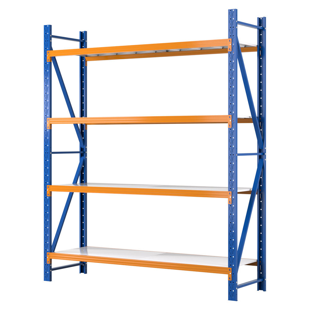 Garage Shelving Rack | 2.4M x 2M | Pallet Racking Storage Shelf | Blue