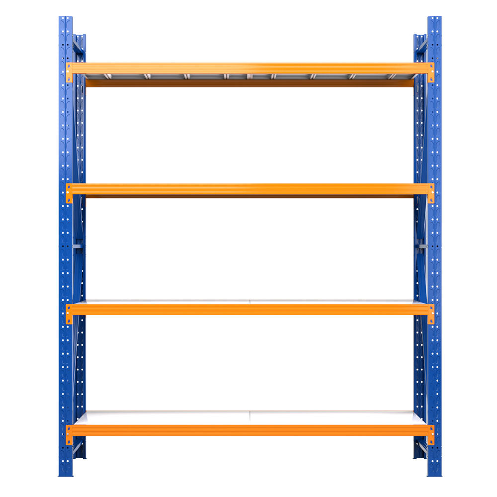 Garage Shelving Rack | 2.4M x 2M | Pallet Racking Storage Shelf | Blue